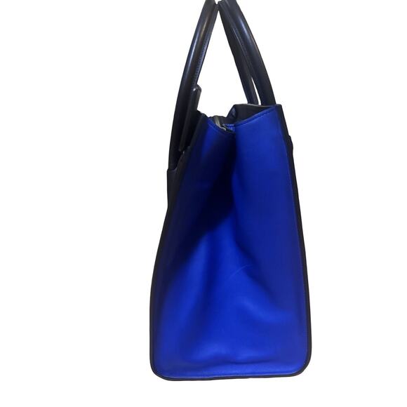 Celine Luggage Mini Tote - Limited Edition Hard To Find Black, Red And Blue - Picture 9 of 14